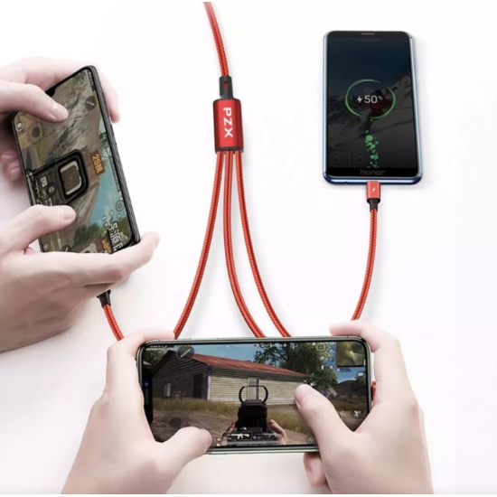 V138 PZX 3 IN 1 FULLY COMPATIBLE CONVENIENT CHARING 1200 MM