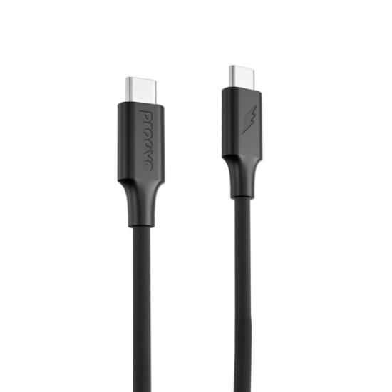 Cable Proove Striped Silicone Type-C to Type-C 60W (1m)