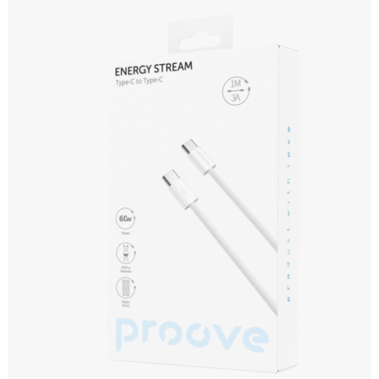 Cable Proove Energy Streem type-c to type-c (1m)