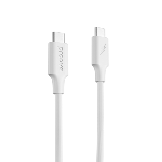 Cable Proove Striped Silicone Type-C to Type-C 60W (1m)